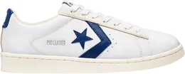 Кроссовки Converse Pro Leather Low White Rush Blue, белый 170649c | white