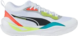 Кроссовки Puma Playmaker Pro White Fiery Coral Lime, белый 377572 02 | white
