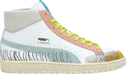 Кроссовки Puma Michael Lau x Ralph Sampson 70 Mid Scribble, белый 375197 01 | white