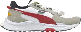Кроссовки Puma Scuderia Ferrari x Wild Rider White Rosso Corsa, белый 306937 02 | white