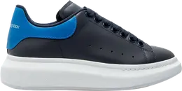 Кроссовки Alexander McQueen Oversized Sneaker Navy Ocean Blue, синий 734216 whgp5 4638 | blue