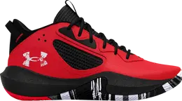 Кроссовки Under Armour Lockdown 6 GS Red Black, красный 3025617 600 | red