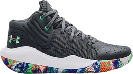 Кроссовки Under Armour Jet 21 GS Pitch Grey Antifreeze, серый 3024794 111 | grey