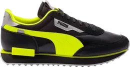Кроссовки Puma Future Rider Risk Alert Black Safety Yellow, черный 373172 02 | black