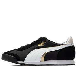 Кроссовки roma og nylon 'double fs - black gold' Puma, черный 390634-01 | black/white/gold
