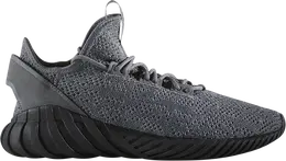 Кроссовки Adidas Tubular Doom Sock Primeknit 'Grey Black', серый by3564 | grey