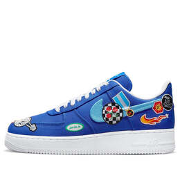 Кроссовки air force 1 '07 'patched up - los angeles' Nike, синий dx2304-400 | blue/white