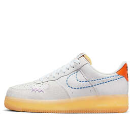 Кроссовки air force 1 '07 lv8 ' 101' Nike, серый dx2344-100 | grey/university blue/orange