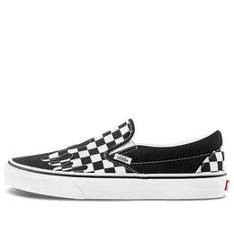Кроссовки classic slip-on 'paint drip checkerboard' Vans, черный vn0a5ao86up | blackwhite