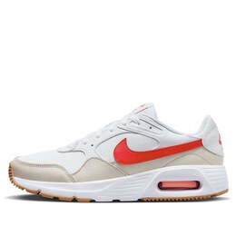 Кроссовки air max sc 'white picante red' Nike, белый cw4555-112 | white/light orewood brown/gum light brown/picante red