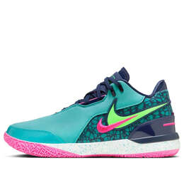 Кроссовки zoom lebron nxxt gen ampd ep 'south beach' Nike, мультиколор fj1567-300 | dusty cactus/green strike/midnight navy/fierce pink/playful pink/sail