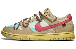 Кроссовки Nike Dunk Skateboard Shoes Men Low-Top Pink Brown do9776-001(teamfour-男款阿根廷条纹)