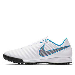 Кроссовки tiempo legendx 7 academy tf 'white blue' Nike, белый ah7243-107 | white/metallic cool grey/blue hero