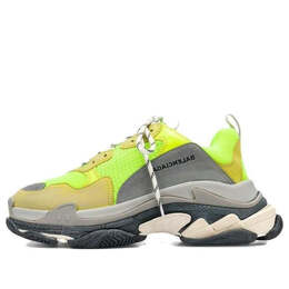 Кроссовки triple s sneakers 'fluorescent green' Balenciaga, желтый 512175w09o47320 | yellow/fluorescent green/black/white/grey