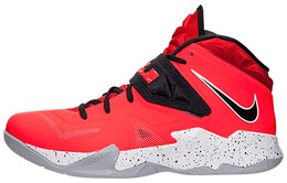 Баскетбольные кроссовки Zoom Soldier 7 мужские, среднего размера, красные/черные Nike 599264-602