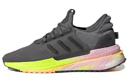 Кроссовки Adidas X_PLRBOOST Grey Bliss Lilac Women's, черный/розовый/желтый id9600 | black pink yellow