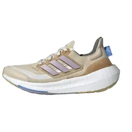 Кроссовки Adidas Ultra Boost Light Crystal Sand Preloved Fig Blue Burst Women's, коричневый ie5834 | white/brown