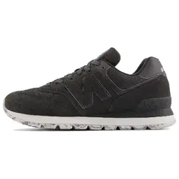 Кроссовки NB 574 унисекс с низким верхом, черные/белые New Balance ml574dx2