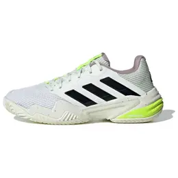 Кроссовки Adidas Barricade 13 Cloud White Core Black Crystal Jade Women's, зеленый if0409 | white/green
