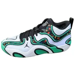 Баскетбольные кроссовки Tatum 3 Basketball Shoes Men Low-Top White/Black/Green Jordan fz6601-103 | white/black/green