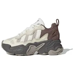 Кроссовки Ozthemis Chunky женские низкие белый/коричневый Adidas jp8043 | white/brown