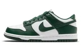 Кроссовки для скейтбординга Nike Dunk Low, белый/зеленый cw1590-102