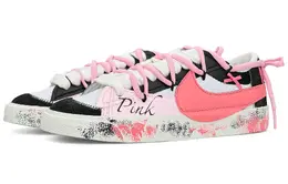 Кроссовки для скейтбординга Blazer женские, низкие, черный Nike dq1470-101(team13-涩谷辣妹e) | bright pink