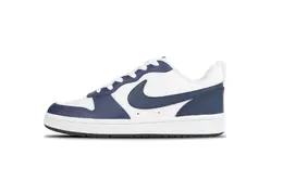 Кроссовки Nike Court Borough Skateboarding Shoes Women's Low-top White/Royal Blue, белый/синий do7446-101(team86-黑曜石） | white/blue