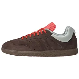 Кроссовки для скейтбординга Samba, унисекс, низкие, коричневый Adidas if9704 | brown