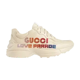 Женские кроссовки Gucci Rhyton, светло-бежевый 703809 drw00 9522 | cream