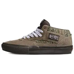 Кроссовки Vans Half Cab Skateboarding Shoes Unisex Low-top Green/Brown, зеленый vn0a2z34cma | green, brown