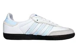 Кроссовки Adidas Samba Series Skateboarding Shoes Unisex Low-top White/blue/gray, голубой ig1027(team74-奶蓝绵羊少女sbox) | light blue