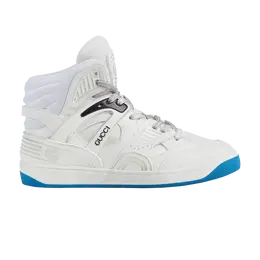 Женские кроссовки Gucci Basket, белый/синий 661310 2sha0 9014 | white