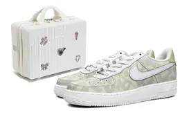 Кроссовки Nike Air Force 1 Skateboarding Shoes Women's Low-top White/Green, цвет Matcha dh2920-111(team13-香草豹纹) | matcha