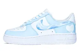 Женские кроссовки для скейтбординга Nike Air Force 1, Light Blue dd8959-100(team74-云思雾想sbox) | light blue