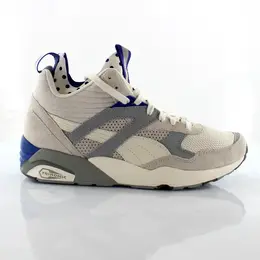 Белые синтетические женские кроссовки Trinomic r698 Mid Street 360903 01 Puma, белый 3844801 | weiß