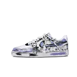 Кроссовки Nike Court Vision 1 Skateboarding Shoes Women's Low-top Purple/black, фиолетовый dh3158-101（team83-暮光魅影女款） | violet