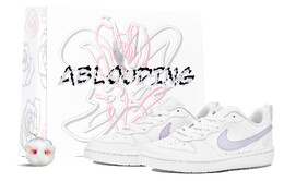 Кроссовки Nike Court Borough Skateboarding Shoes Women's Low-top Purple, светло-фиолетовый bq5448-100(team14-紫色小兔s-box) | light purple