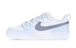 Кроссовки Nike Court Borough Skateboard Shoes Women's Low-Top White Blue bq5448-100(team286-雾霾森林2.0) | light blue