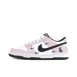 Кроссовки Nike Dunk Skateboard Shoes Unisex Low-Top White, черный dd1391-100(team354-伏笔) | black