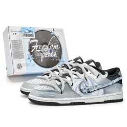 Кроссовки для скейтбординга Dunk унисекс с низким верхом серо-синий Nike dd1391-100(team202-小恶魔-box) | gray blue
