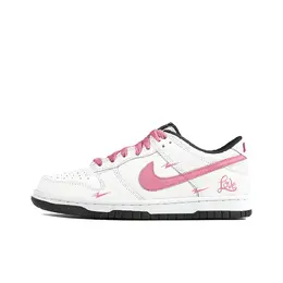 Кроссовки для скейтбординга Dunk унисекс с низким верхом белого цвета Nike, розовый/белый dd1391-100(team354-离别人) | pink/white
