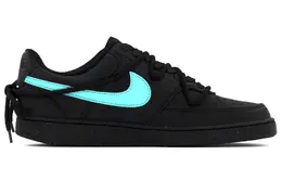 Кроссовки Nike Court Vision Low Skateboarding Shoes Unisex Low-top Green, черный dh2987-002(team肆-蒂芙尼断钩未来a) | black