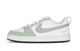 Кроссовки Nike Court Borough Skateboarding Shoes Women's Low-top White/green/gray, зеленый dv5456-104(team86-莫兰蒂灰绿双钩) | white/green