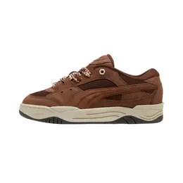 Кроссовки Puma 180 Skateboarding Shoes Unisex Low-top Brown, черный/темно-синий 398415-01鞋 | black - navy blue