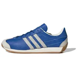 Кроссовки Adidas COUNTRY OG Skateboarding Shoes Women's Low-top Blue/white, синий/белый ji1345 | blue/white