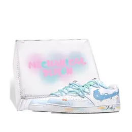 Кроссовки Nike Court Vision 1 Skateboarding Shoes Unisex Low-top Starry Blue/White, голубой cd5463-101（team83-仲夏夜梦男女款sbox） | sky blue