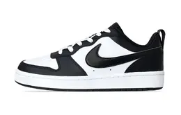 Кроссовки Nike Court Borough Skateboard Shoes Women's Low-Top Black White bq5448-115(team286-黑白经典) | black