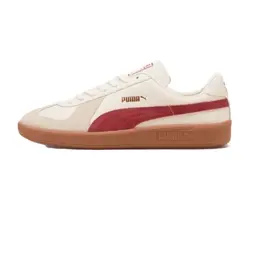 Кроссовки Puma Army Trainer Skateboarding Shoes Unisex Low-top White/red, белый/красный 386607-18 | white/red