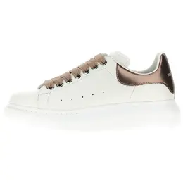Кроссовки женские Alexander McQueen, белый / бронзовый 718139wiftc8782